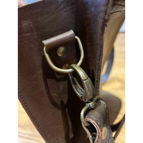 Balibetov Matera Bag Brown Leather Handcrafted Argentina strap Yurba Large - Picture 12 of 16